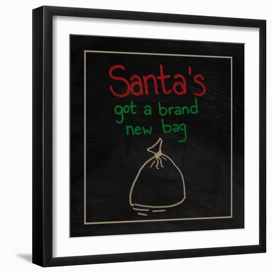 Santa's Got a Brand New Bag-Kali Wilson-Framed Art Print