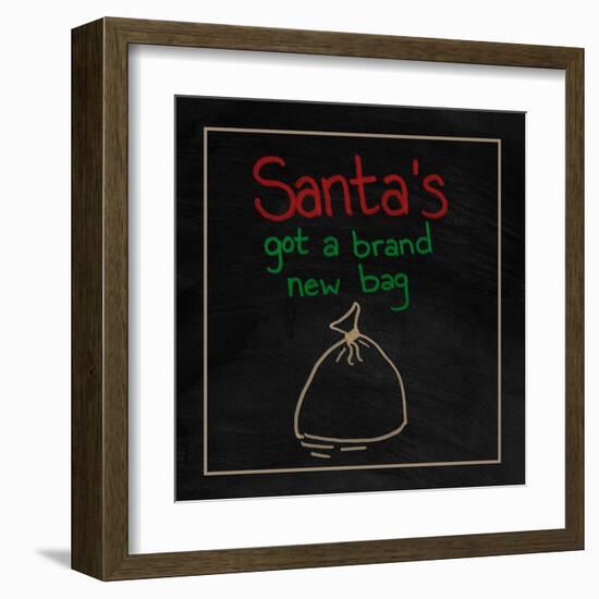 Santa's Got a Brand New Bag-Kali Wilson-Framed Art Print