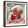 "Santa's in the News", December 26,1942-Norman Rockwell-Framed Giclee Print