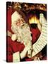 Santa's List-Mark Chandon-Stretched Canvas