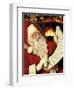 Santa's List-Mark Chandon-Framed Art Print