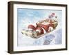 Santa's New Sleigh-Hal Frenck-Framed Giclee Print