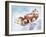 Santa's New Sleigh-Hal Frenck-Framed Giclee Print