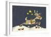 Santa's Reindeer-Margaret Wilson-Framed Giclee Print