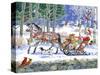 Santa's Sleigh Ride-Geraldine Aikman-Stretched Canvas