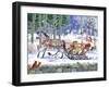 Santa's Sleigh Ride-Geraldine Aikman-Framed Premium Giclee Print