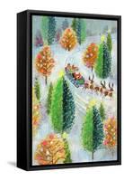 Santa's Sleigh-Stanley Cooke-Framed Stretched Canvas