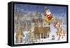 Santa's Sleigh-Francois Ruyer-Framed Stretched Canvas