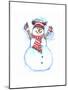 Santa’s Snowmen-Wendy Edelson-Mounted Giclee Print
