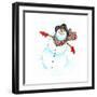 Santa’s Snowmen-Wendy Edelson-Framed Giclee Print