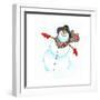 Santa’s Snowmen-Wendy Edelson-Framed Giclee Print