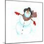 Santa’s Snowmen-Wendy Edelson-Mounted Giclee Print