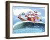 Santa’s Vacation-Nate Owens-Framed Giclee Print