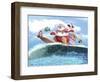 Santa’s Vacation-Nate Owens-Framed Premium Giclee Print