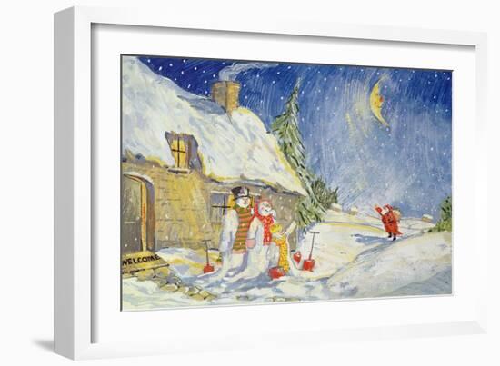 Santa's Visit, 1999-David Cooke-Framed Giclee Print