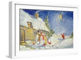 Santa's Visit, 1999-David Cooke-Framed Giclee Print