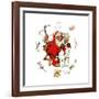 Santa’s Visitors-Norman Rockwell-Framed Giclee Print