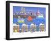 Santa's Welcome Committee-Gordon Barker-Framed Premium Giclee Print