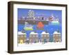 Santa's Welcome Committee-Gordon Barker-Framed Giclee Print