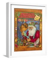 Santa's Workshop - Gone Fishing-Sher Sester-Framed Giclee Print