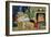 Santa Sleeping by the Fire, 1995-David Cooke-Framed Giclee Print