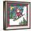 Santa Snowboard 2-Denny Driver-Framed Giclee Print