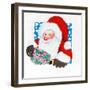 Santa square-Tony Todd-Framed Giclee Print