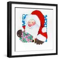 Santa square-Tony Todd-Framed Giclee Print