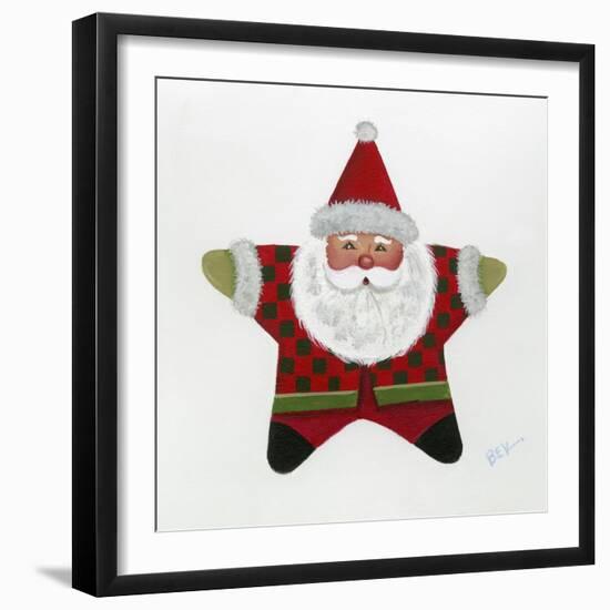 Santa Star-Beverly Johnston-Framed Giclee Print