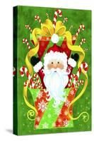 Santa Surprise-Patricia Dymer-Stretched Canvas