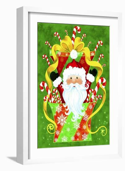 Santa Surprise-Patricia Dymer-Framed Giclee Print