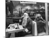 Santa Taking a "Coffee Break" During NYC Christmas Season-Leonard Mccombe-Mounted Photographic Print