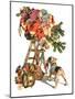 "Santa Up a Ladder,"December 20, 1930-Joseph Christian Leyendecker-Mounted Giclee Print