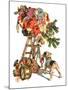 "Santa Up a Ladder,"December 20, 1930-Joseph Christian Leyendecker-Mounted Giclee Print