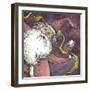 Santa V-Kory Fluckiger-Framed Giclee Print