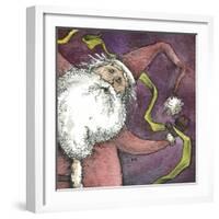 Santa V-Kory Fluckiger-Framed Giclee Print