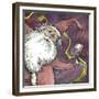 Santa V-Kory Fluckiger-Framed Giclee Print