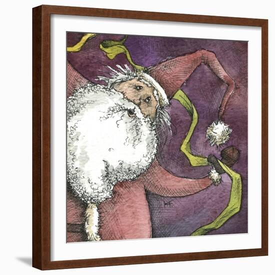 Santa V-Kory Fluckiger-Framed Giclee Print