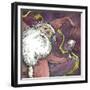 Santa V-Kory Fluckiger-Framed Giclee Print