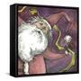 Santa V-Kory Fluckiger-Framed Stretched Canvas