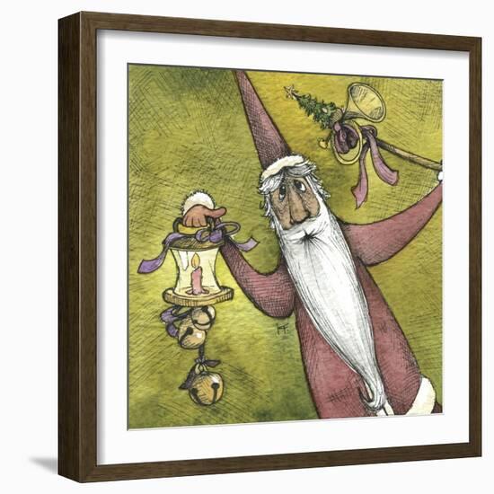 Santa VII-Kory Fluckiger-Framed Giclee Print