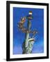 Santa Visits Lady Liberty-Ben Otero-Framed Giclee Print
