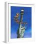 Santa Visits Lady Liberty-Ben Otero-Framed Giclee Print