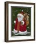 Santa with a Sack of Toys-Beverly Johnston-Framed Giclee Print