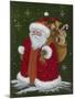 Santa with a Sack of Toys-Beverly Johnston-Mounted Giclee Print