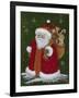 Santa with a Sack of Toys-Beverly Johnston-Framed Giclee Print