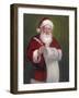 Santa With A Scroll And Quill-Mary Miller Veazie-Framed Giclee Print