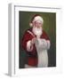 Santa With A Scroll And Quill-Mary Miller Veazie-Framed Giclee Print