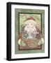 Santa with Basket-Debbie McMaster-Framed Giclee Print