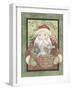 Santa with Basket-Debbie McMaster-Framed Giclee Print